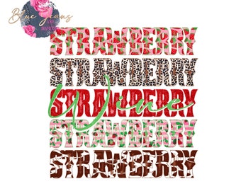 Strawberries Png, Strawberry Wine Png, Country Western Png, 90s Png, Country Music Png, Boho Png, Vintage Png, Sublimation Designs, BUNDLE