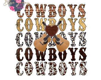 Cowboys Png| Country Western Sublimation Design, Boho Western PNG, Clipart, PNG Files, designed to sublimate