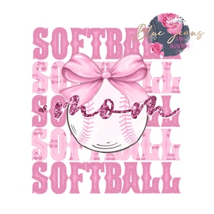 Coquette Softball Png, Soft Girl Era png, Baseball Png, Girly Softball Png, Social Club png, Pink Bow design, Softball, Softball mom