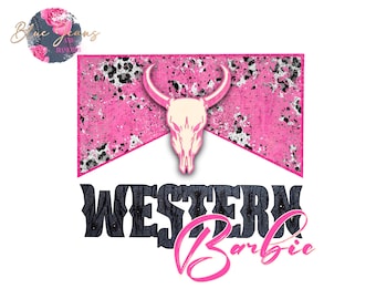 Country Western Png, Png for Sublimation, Malbaro Png, Western Barbi png, Cowgirl Png, Rodeo Png, Instant download, Pink Png, Trendy