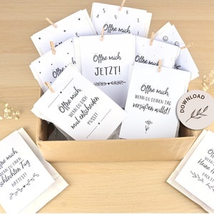 Öffnen Wenn Briefe - 34 Öffne mich, wenn - Geschenkidee - SOFORT DOWNLOAD
