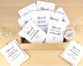 Open When Letters - 34 Open Me When - Gift Idea - INSTANT DOWNLOAD