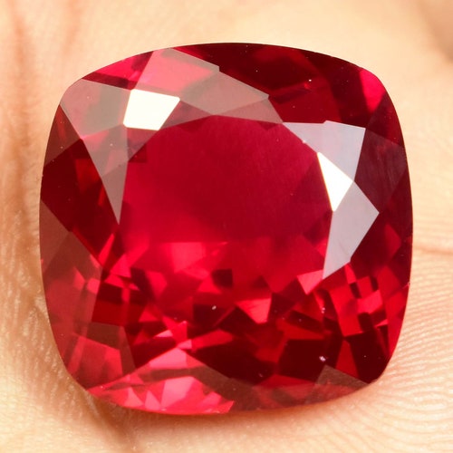 Natural Burma's Cushion shape Red Ruby 25.90 CT Certified Loose Gemstone Faceted Ruby shops Top Quality Loose Ruby Gemstone Jewelry Ring
