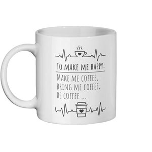 Funny coffee quote mug