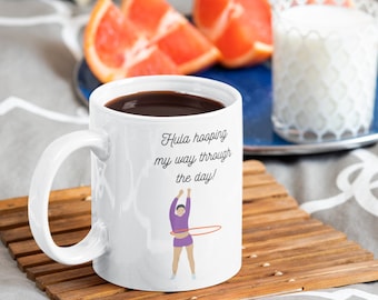 Hula Hooping Becher, Hula Hooping Becher, Fitness Liebhaber Geschenk, Hula Hoop Becher, Fitness Becher, Gym Liebhaber Becher, Übung Liebhaber Geschenk, Übung Becher