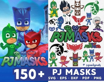 pj masks clipart etsy