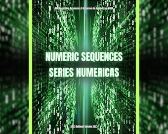 Foglio di lavoro sulle sequenze numeriche, matematica di base, inglese-spagnolo (download digitale)