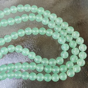 Jade kralen 6 mm, per snoer van 38 cm afbeelding 2