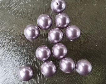 Swarovski kristal parels mauve, 8 mm, per 10 stuks