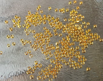 Pinch beads round 1.5 mm, golden, per about 500 pieces