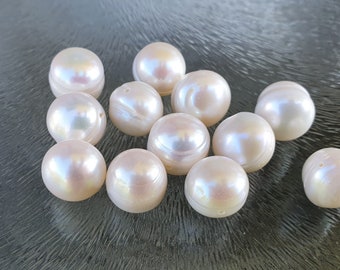 White freshwater pearls, large, 11 mm, per 5 pieces