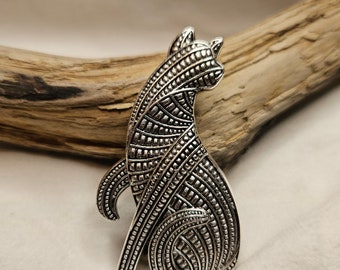 Celtic Cat Brooch