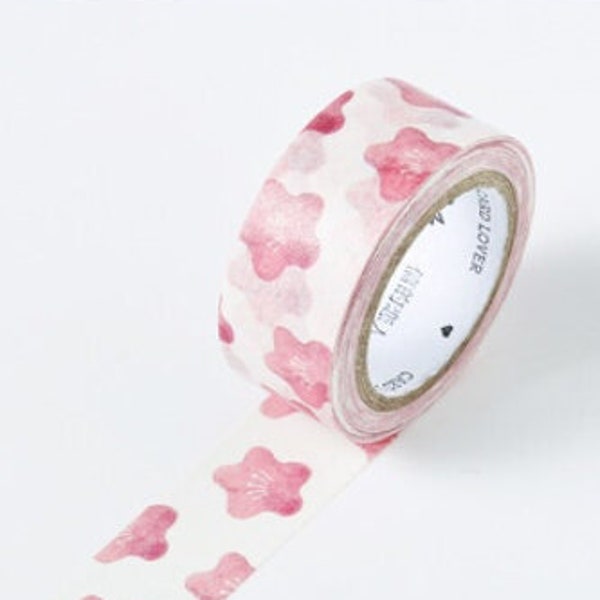 Japanisches Muster Papier Masking Tape - Cherry Blossom Pink [1,5cm x 7m]