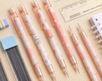 Student Peach Automatic Cute Pencil