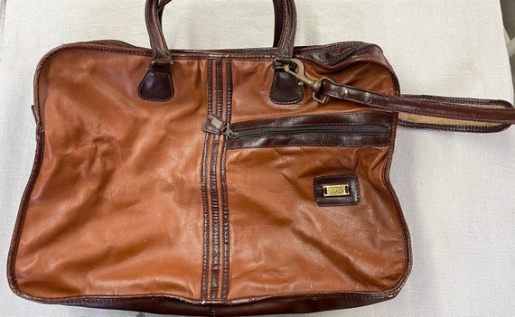 Louis Vuitton Vintage 1970 Weekender Travel Bag Brown - $2500