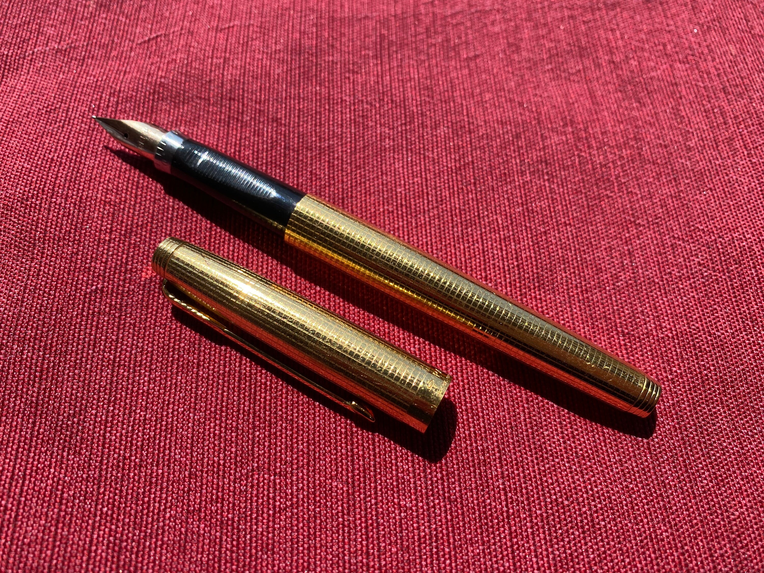 Parker premiere ペン先 14K made in  Buy parker premiere button filler fountain pen 14K sold gold M nib