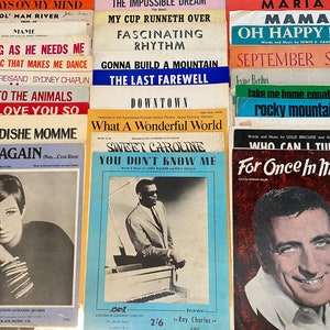 Sheet Music Spanning the Century - lot of 43