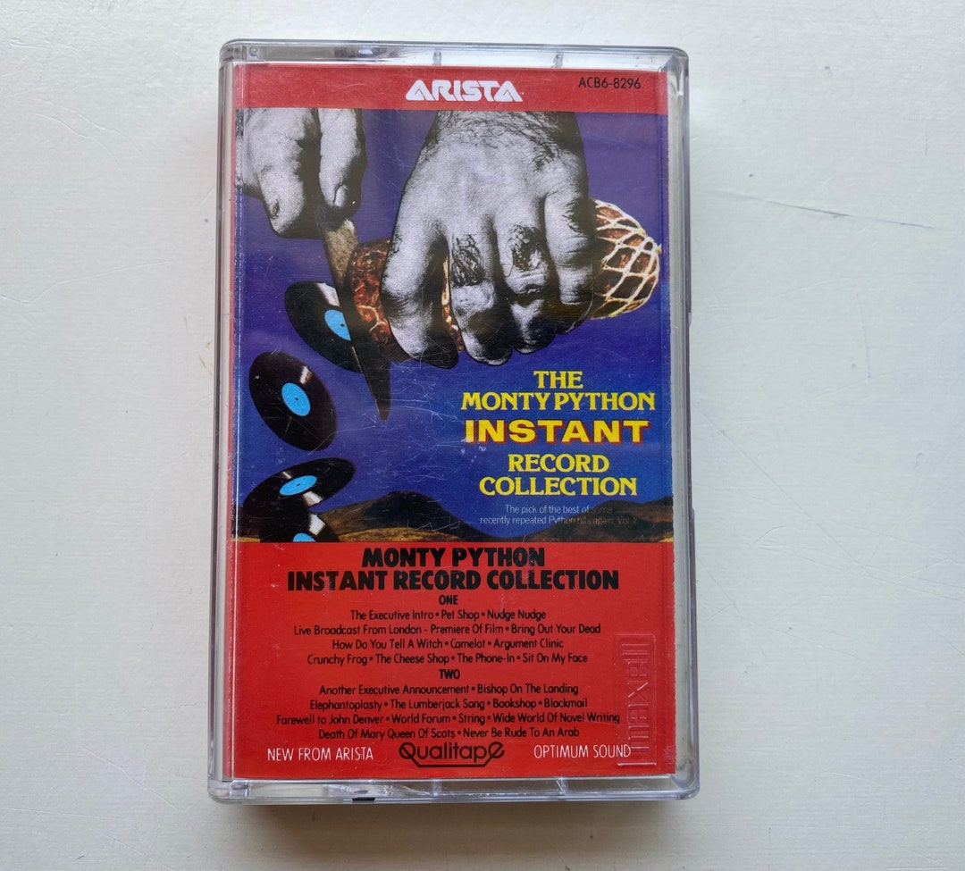 Monty Python instant Record Collection Cassette Tape, 1982 - Etsy