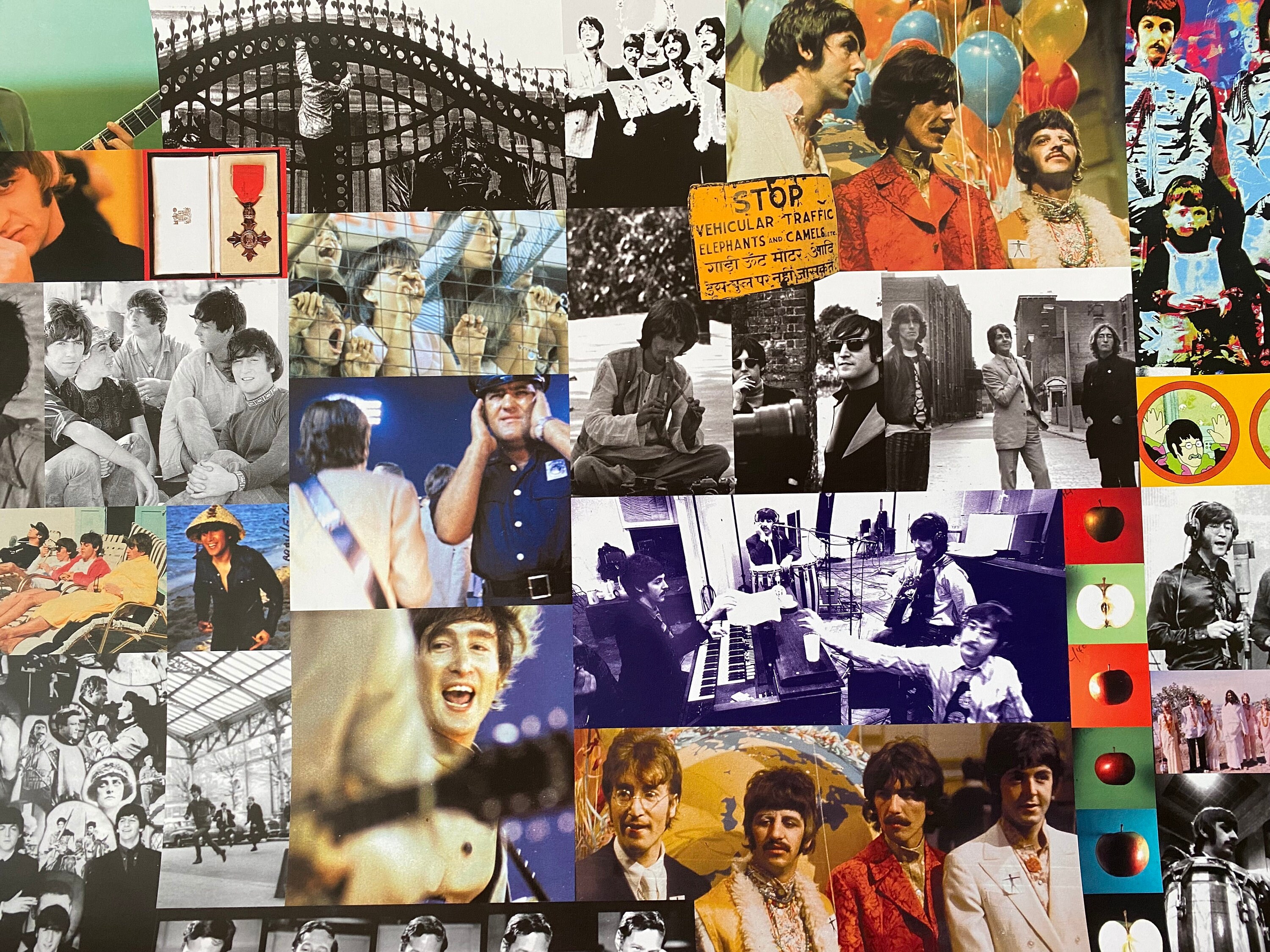 Beatles Anthology Mural Poster, Limited Edition, Rare, 1990s - Etsy