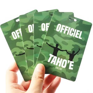 Cartes d'identité imprimées personnalisées, Cartes d'identité personnalisées cosplay, Badge de travail avec photo, Badges d'identité avec photo en plastique, Badge personnalisé en PVC, Badges d'identité pour le travail