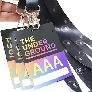 Impresión de credenciales personalizadas / Badge Buddy / Maestros / Enfermeras / Médicos / Regalos para maestros / Regalos para profesionales de la salud / Tarjeta de membresía VIP con acceso total