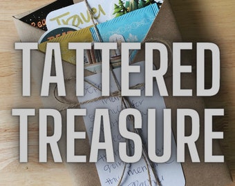 Tattered Treasure: Blind Date with a Book | Unusual | Bookish Couple | Gift | Reader | Bibliophile Present | Self-Care Package | Book Worm