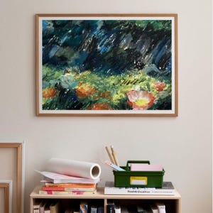 Studio Ghibli Digital Prints – Spirited Away, Ponyo, Arrietty, Porco Rosso Art | Oil Pastel Style | Printable Anime Wall Art Set