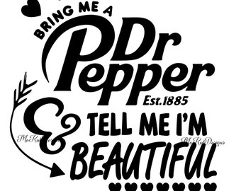 Breng me een soda SVG, PNG Cut File