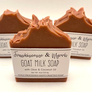Frankinsense and Myrrh Goat Milk Soap