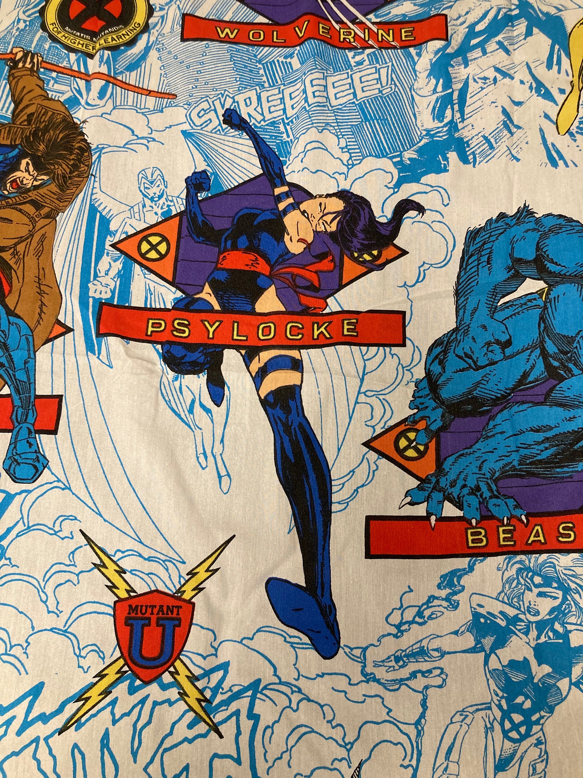 Vintage X-men Sheet 1994 Twin - Great Shape - Etsy