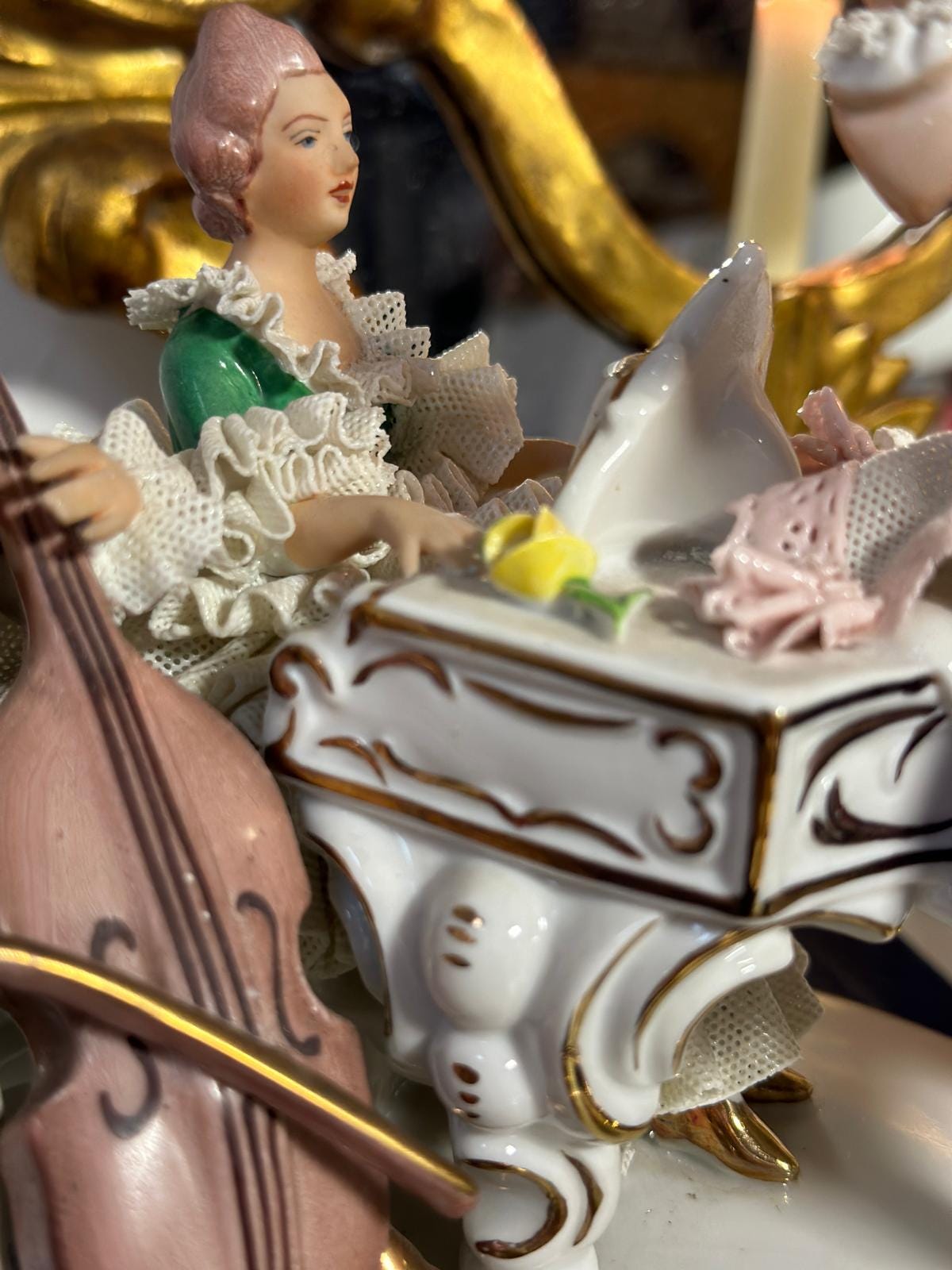 フィギュリン　オーケストラ Porcelain Figurine Titled 'the Orchestra' By - Etsy