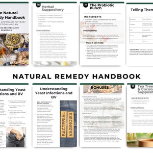 Natural Remedy Handbook for Yeast Infections & BV (Digital Download)