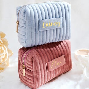 Benutzerdefinierte Make-up-Tasche, personalisierte Brautjungfer Beutel, Kosmetik-Organizer, Brautparty Geschenk, Geburtstagsgeschenk, Hochzeitsfeier Geschenk