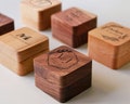 Custom Wooden Wedding Ceremony Ring Box,Personalized Engraved Engagement Ring Box,Square Ring Bearer,Anniversary,Proposal Ring Box Holder