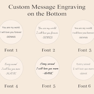 Custom Wooden Wedding Ceremony Round Ring Box, Clear Acrylic Cover, Personalized Engraved Engagement Proposal Holder, Bridal Gift For Her image 6