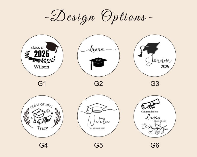 Graduation Compact Mirror, Class of 2025 Graduation Gift for Her ...