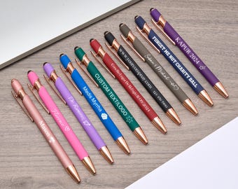 Custom engraved pen, personalized writing instrument, teacher gift, retirement gift, engagement gift, holiday present, bridesmaid gift