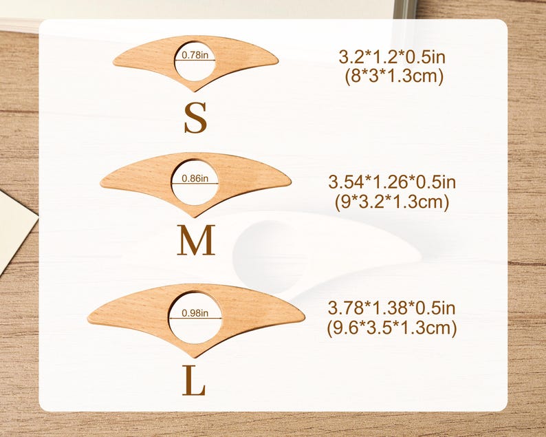 Custom Wooden Book Page Holder for One Hand Reading, Personalized Name Engraved Thumb Ring Bookmark, Perfect Gift for Readers & Book Lovers image 9