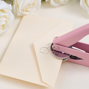 Timbro per inviti di nozze, timbro per monogrammi personalizzati, timbro per buste personalizzato, elegante strumento per tovaglioli, regalo di cancelleria nuziale per coppie