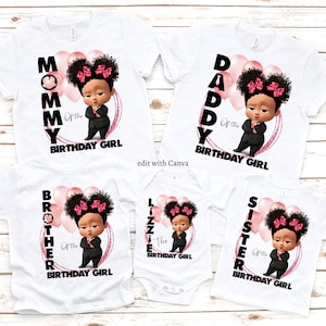 Boss baby hotsell girl birthday shirts