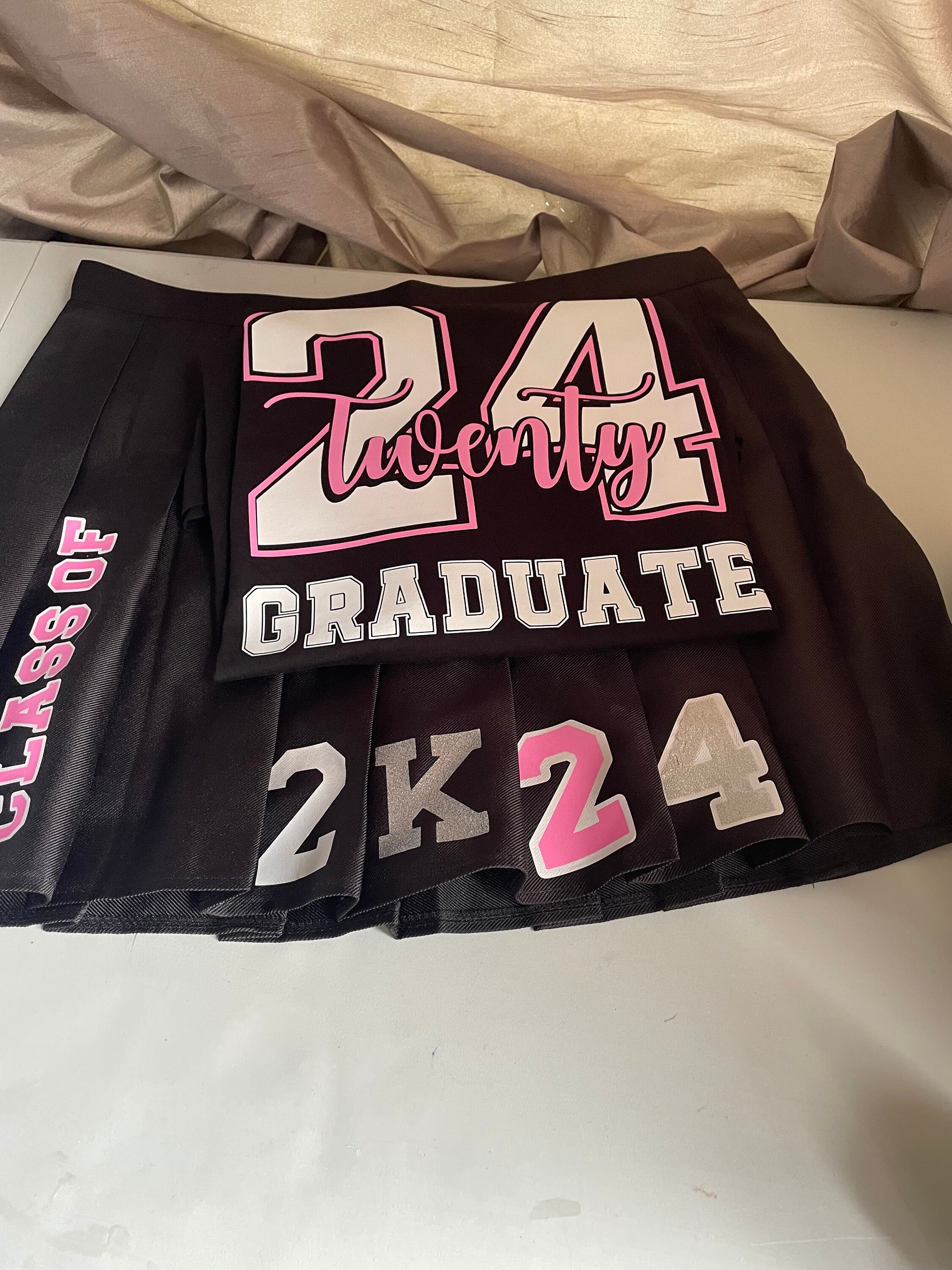 Senior Graduation Skirt Set 8th Grade Cheer Skirt Senior Etsy