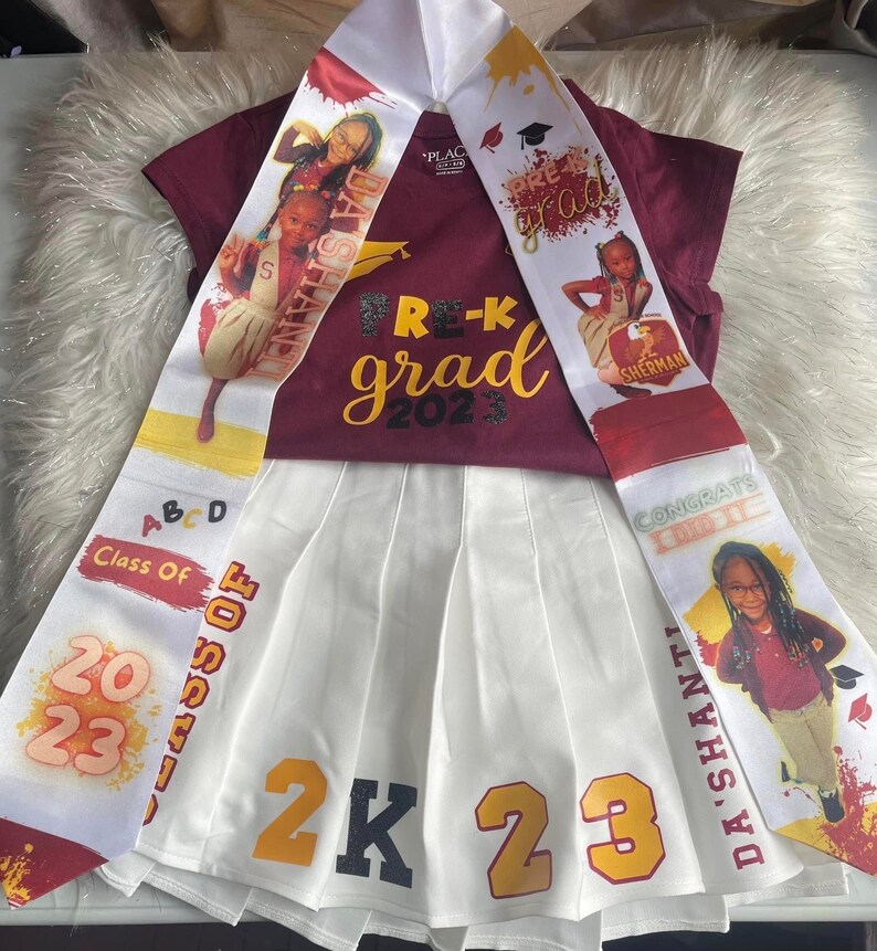 Senior Graduation Skirt Set 8th Grade Cheer Skirt Senior Etsy