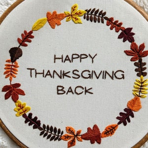 You&#39;ve Got Mail Thanksgiving embroidery pattern