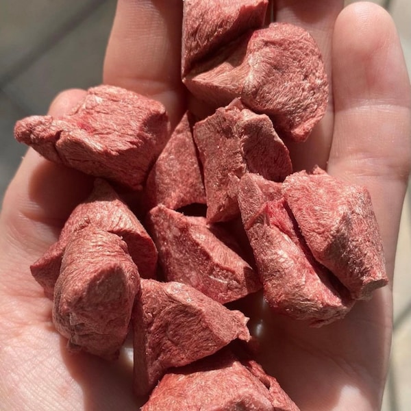 Grain Free Dog Treats Freeze Dried Beef Heart Treats for Dogs and Cats