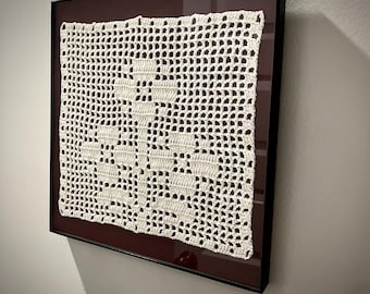 Patrón de crochet para colgar en la pared