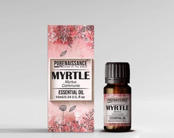 Pure Myrtle Essential Oil Purenaissance Therapeutic Grade, Best for Aromatherapy and Diffuser.