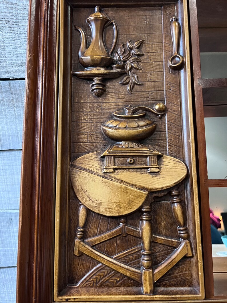 Vintage 1960s Turner Wall Accessory Mirrored Shadow Box / Mid Century