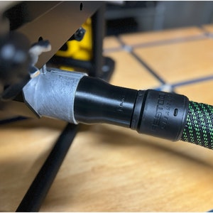 Festool 36 mm slangadapter voor 2-1/2" stofafzuigpoorten - Werkt met DeWalt, Milwaukee, Ridgid, Bosch, Makita en meer! - MADE IN USA