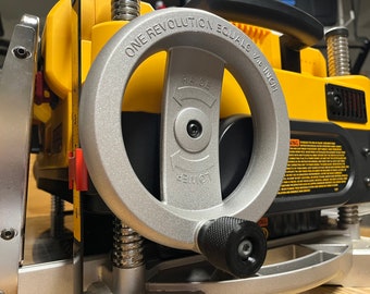 Short Knob Upgrade for DeWalt DW735 & DW735X Wheel - Reduce Planer Footprint