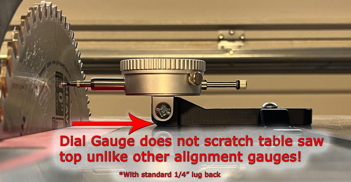 Table Saw Alignment Gauge Calibrate and Align Your Blade & Etsy